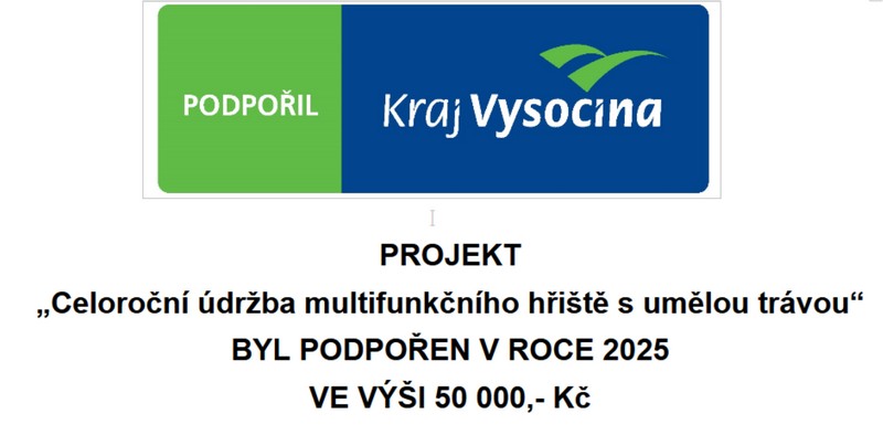 Podpořil Kraj Vysočina